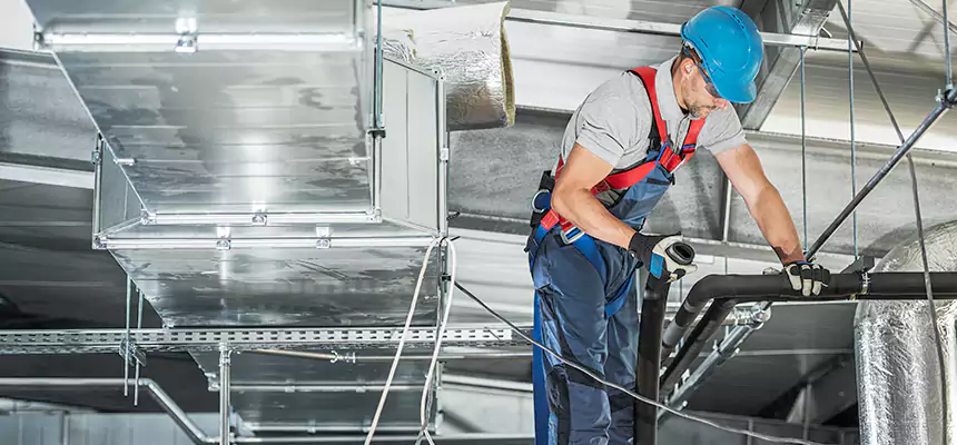 Precise Air Duct Vent Installation in Linton Hall